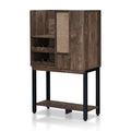 Wood 8-Bottle Wine Cabinet Y406