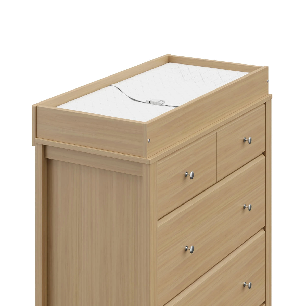 3 Drawer White Dresser B9150