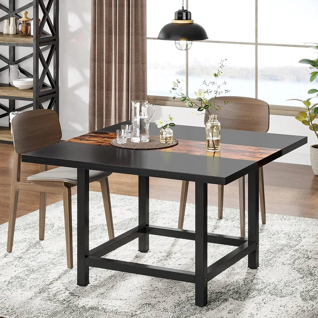 39" x 39" Rustic Wooden Dining Table V67280