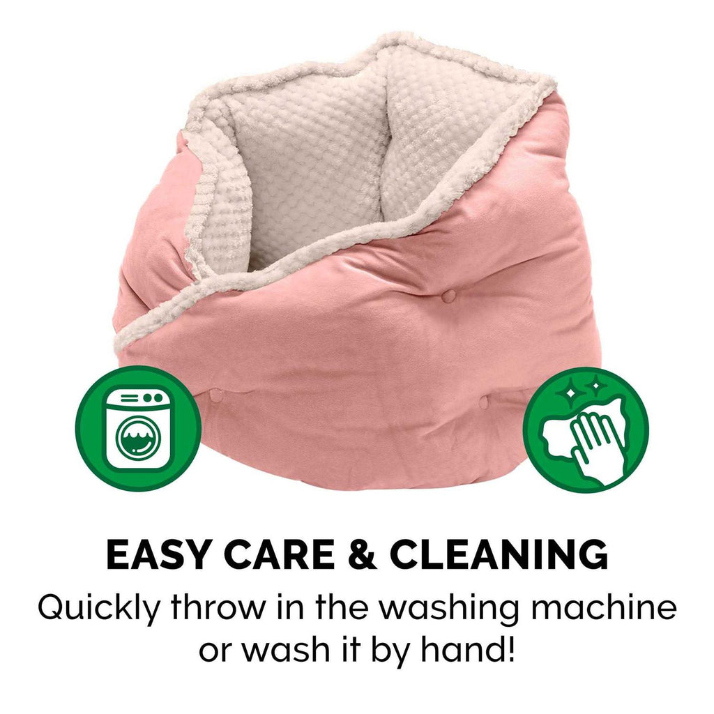 Faux Fur Velvet Calming Hug Bed P777