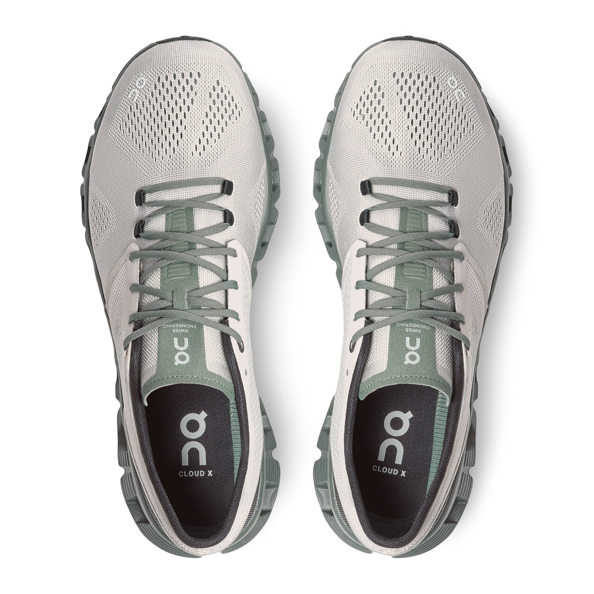 Glacier / Olive Running Shoes L51846