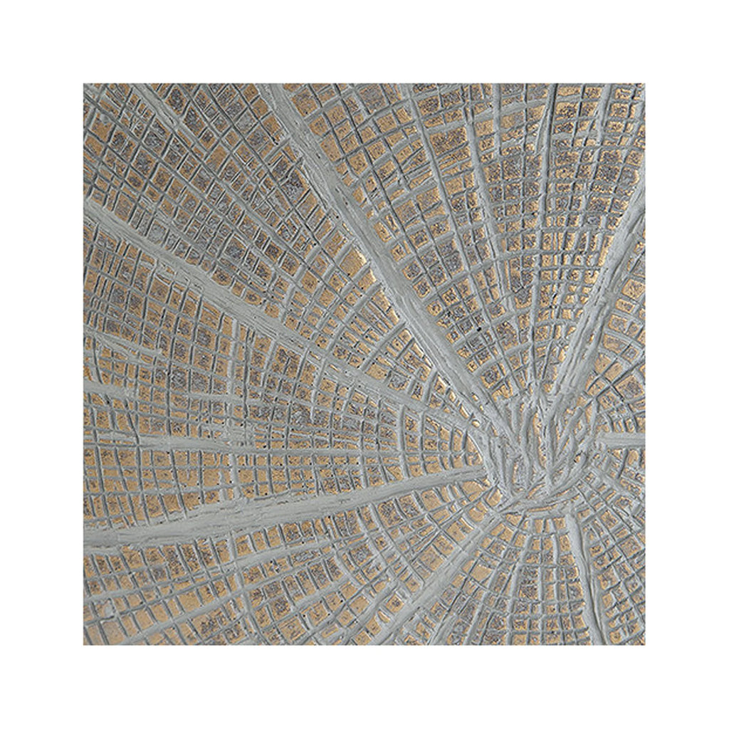 Contemporary Starburst Patterned Polyresin Vase M66261