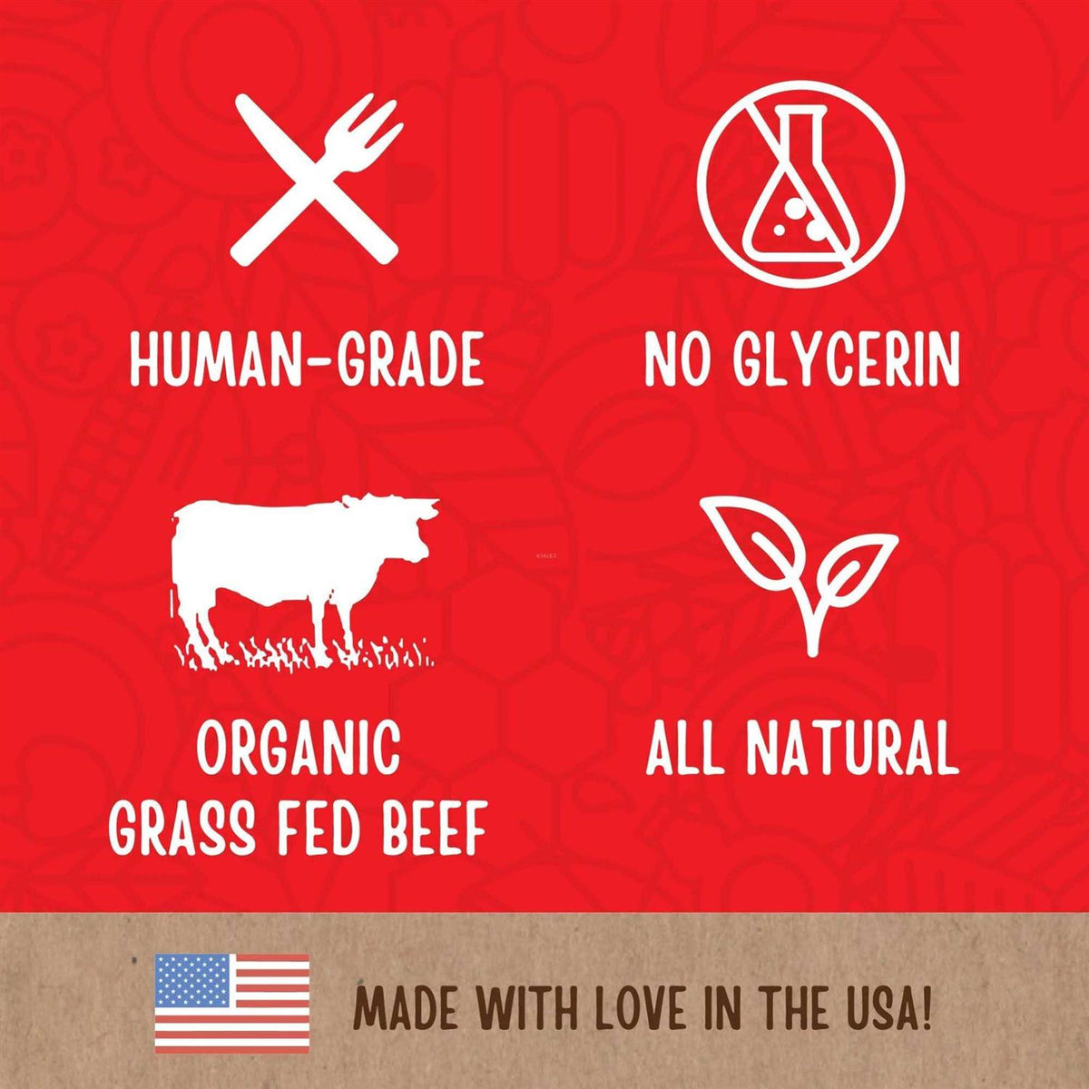 Organic Beef Jerky Dog Treats Q32276