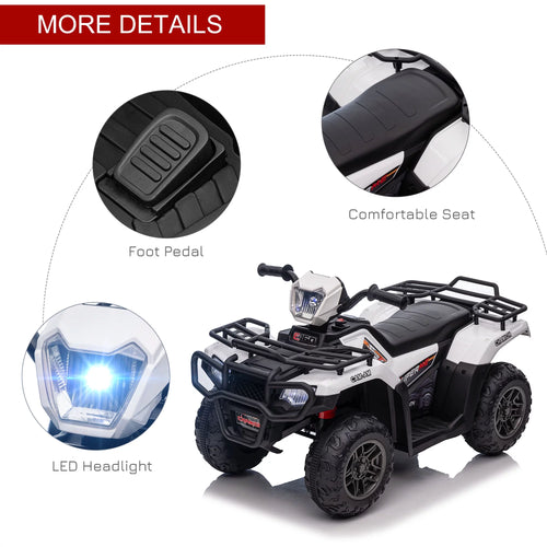 12V Kids ATV 4 Wheeler Green D139