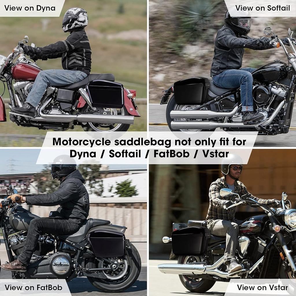 Motorcycle Hard Saddlebags with Mounting Kits L553368