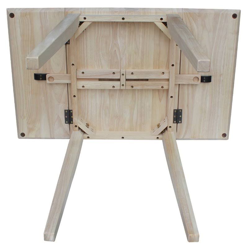 Unfinished Drop Leaf Folding Dining Table O725