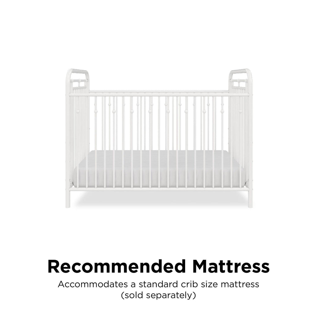White Metal Crib K3626