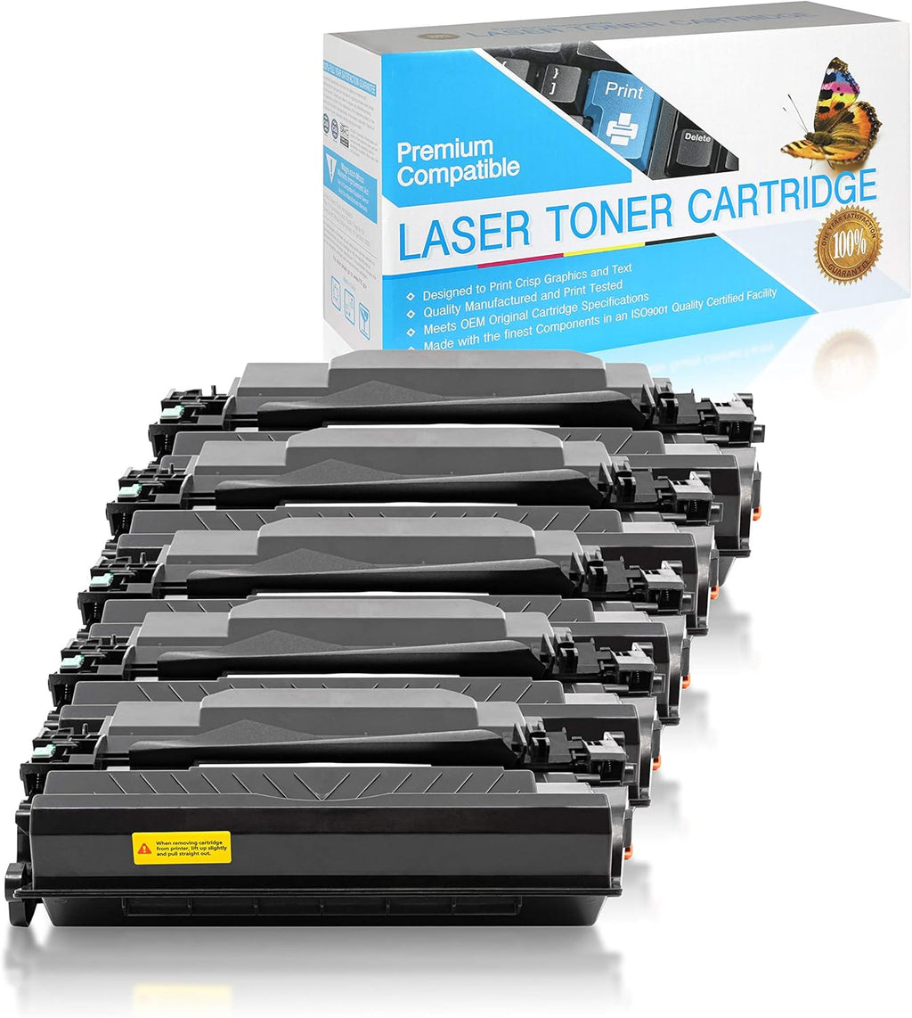 Compatible Toner Cartridge for HP 87X / CF287X (Black, 5 Pack) V92282