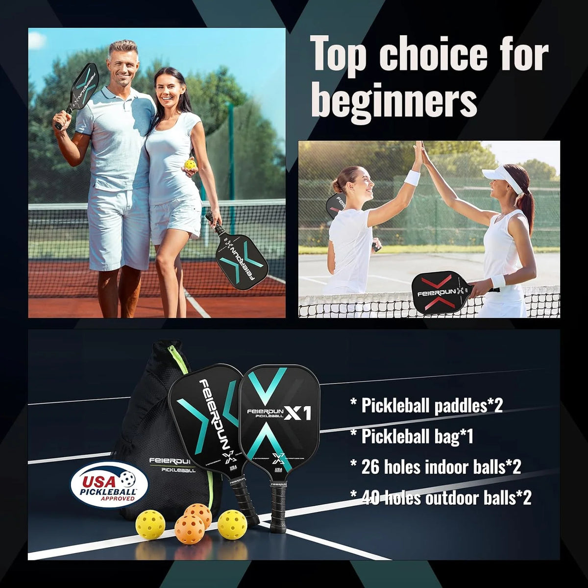 Pickleball Paddles Set of 2 P54303