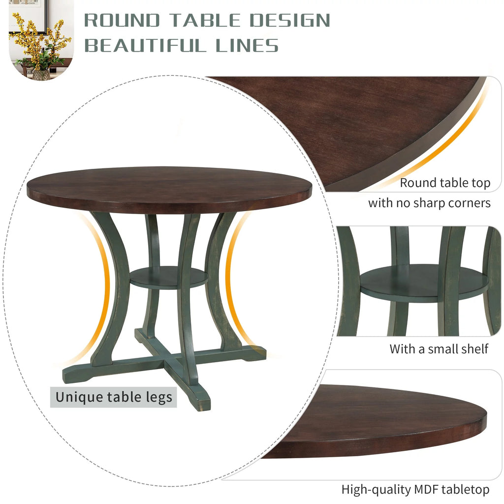 5-Piece Round Dining Table Set S246103