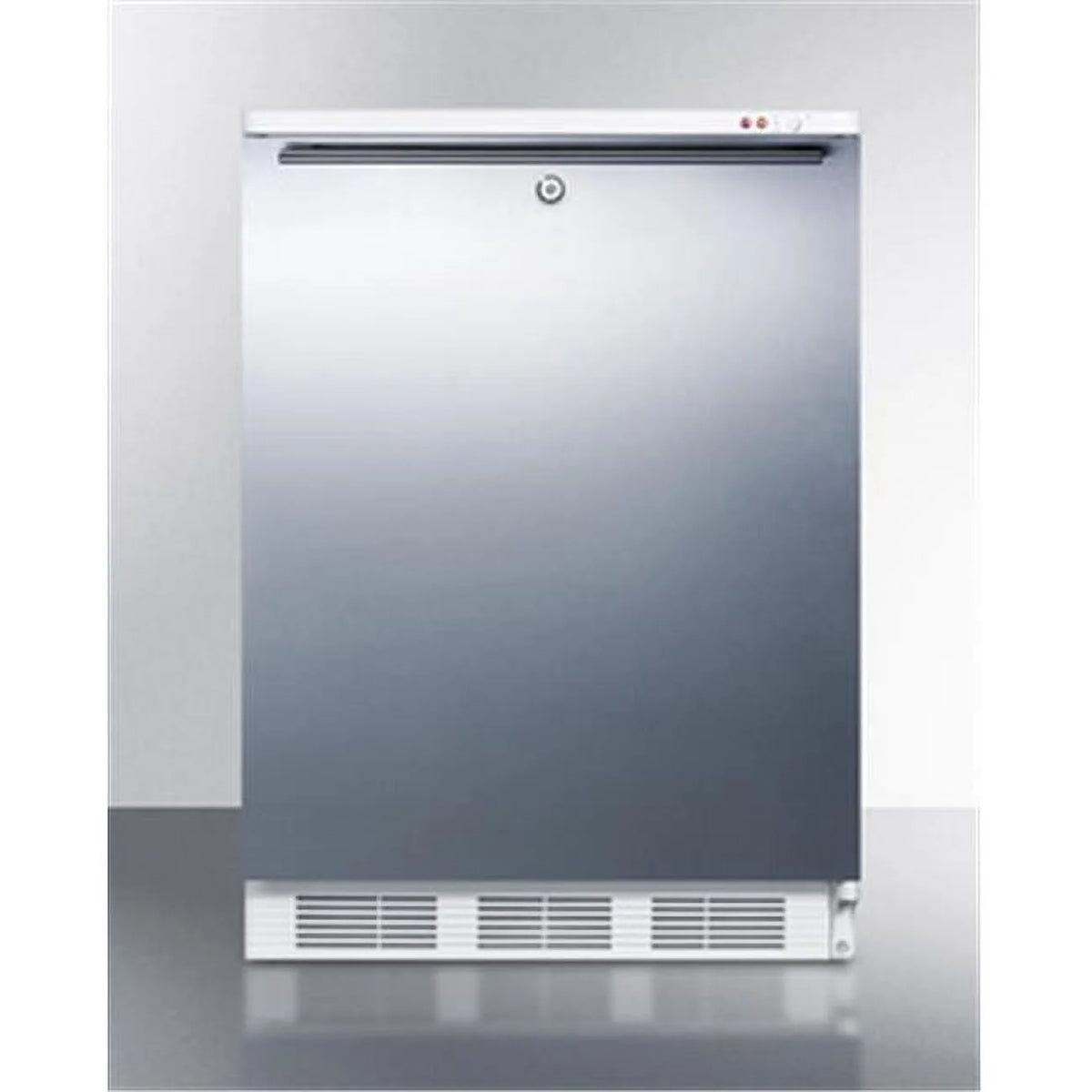 Built-in Manual Defrost All Freezer with Lock, Stainless Steel D765