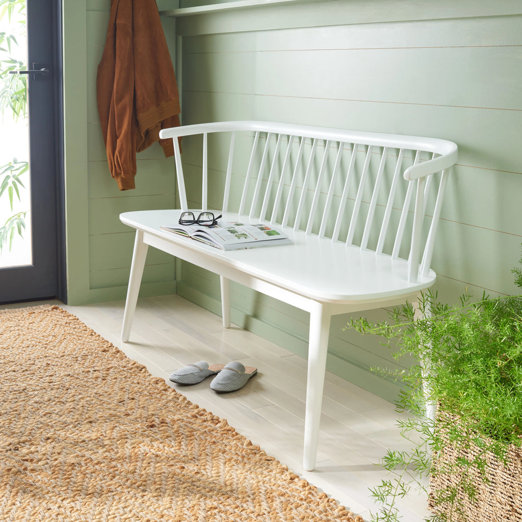 Spindle Bench, White M81533