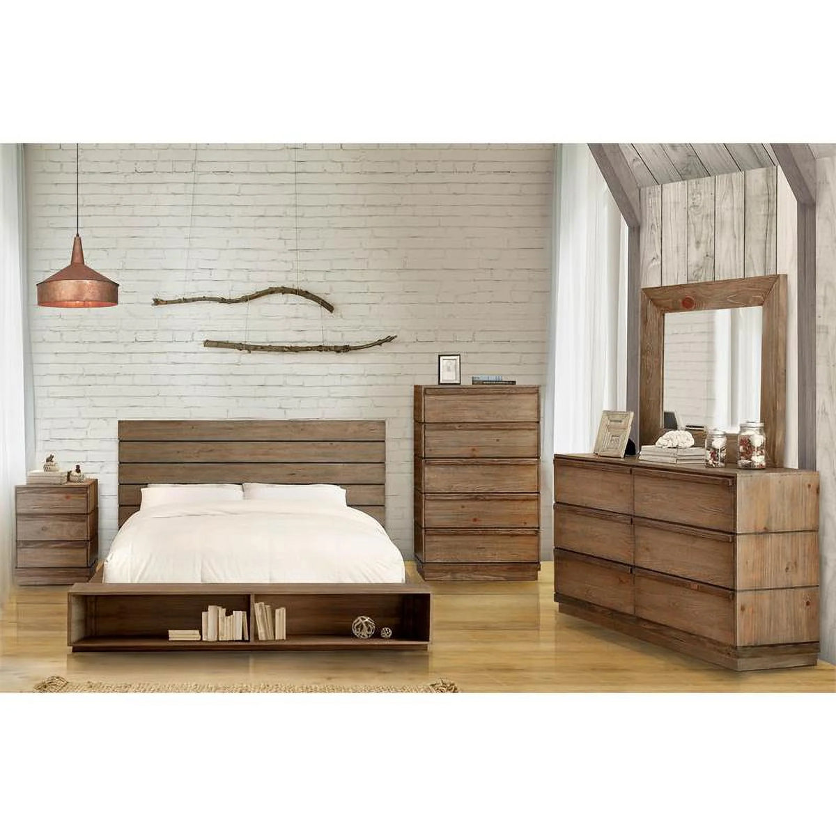 Solid Wood 5-Drawer Chest M39100