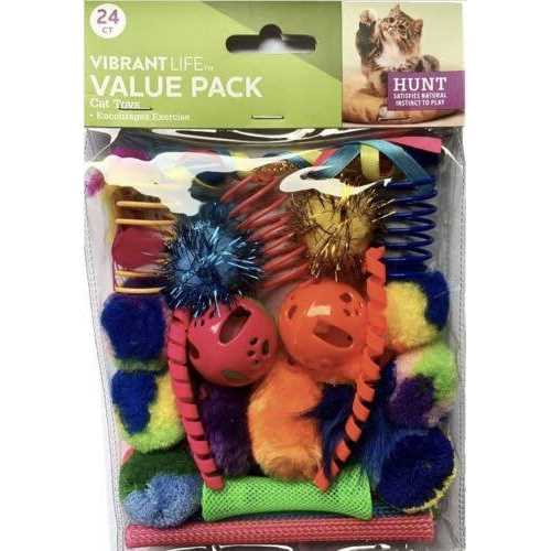 24 Piece Cat Toys T884