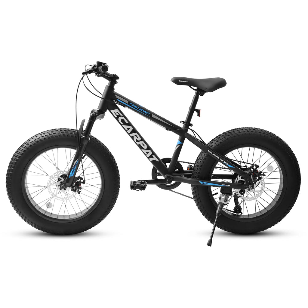 20 inch Black Kids Bike with Disc Brakes 7 Speed X504