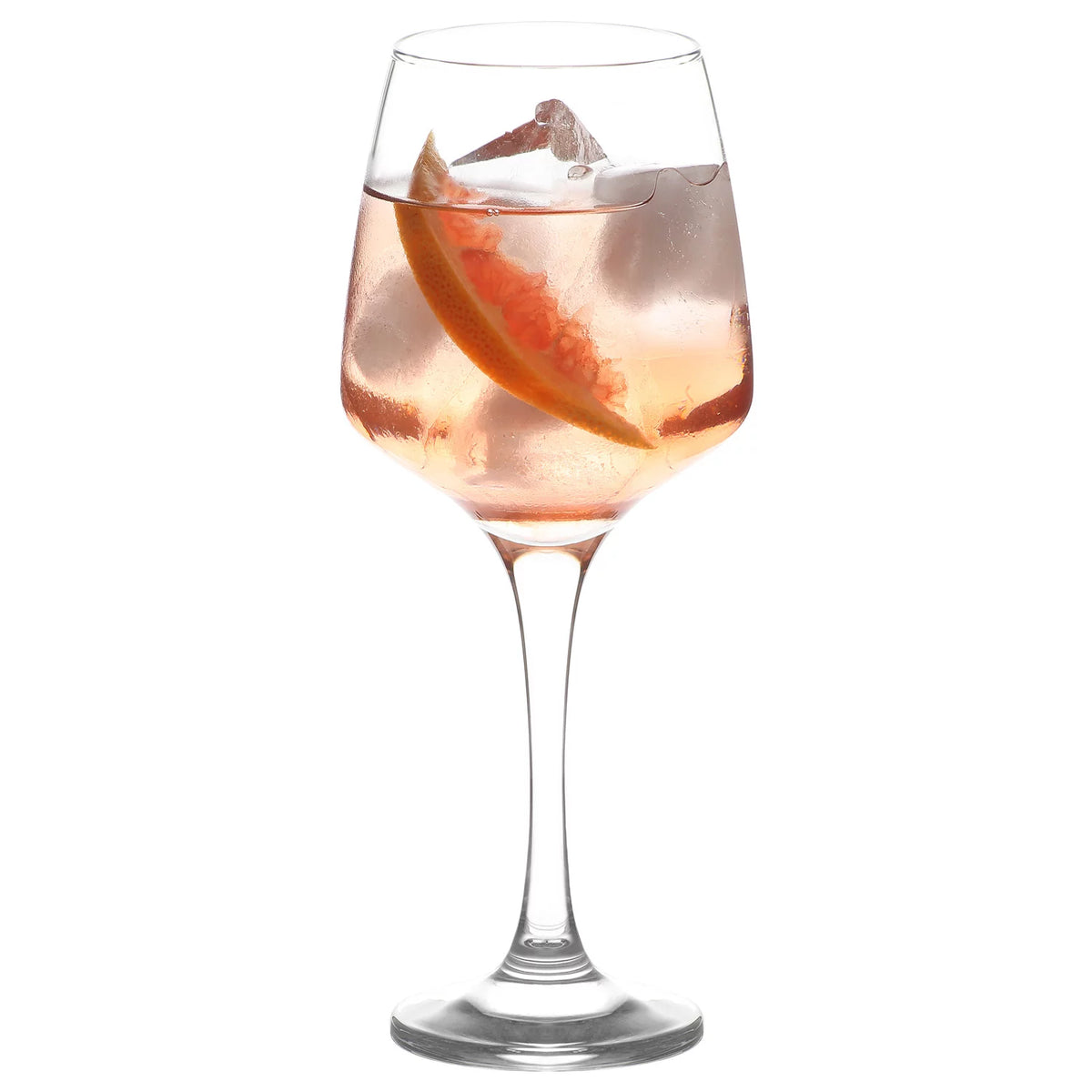 Red Wine Glasses Set of 6 Clear with Stem 13.5 oz A89623