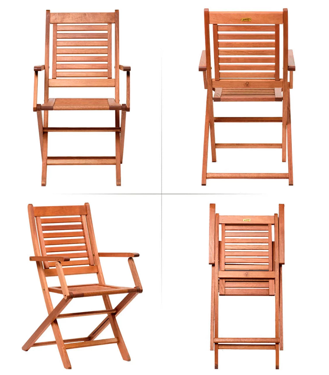 11-Piece Extendable Eucalyptus Wood Patio Dining Set K1211