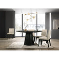 Dark Brown Round Dining Table R1807