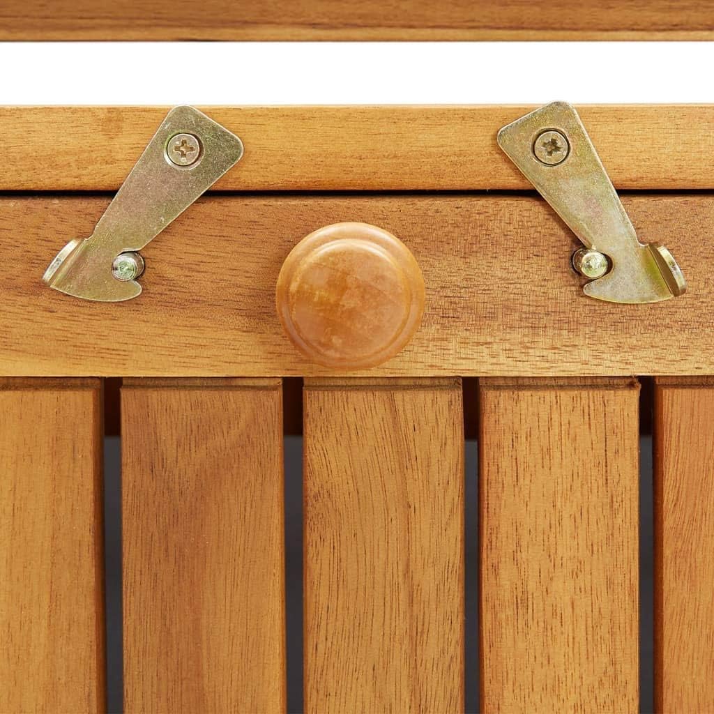 Solid Acacia Wood Garden Storage Bench Y801