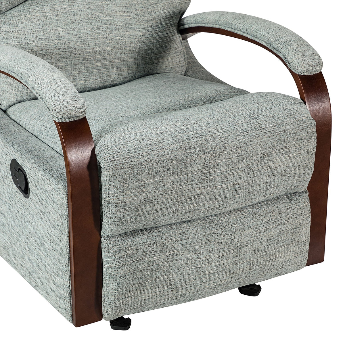Sage Upholstered Rocking Recliner Chair with Metal Base S319