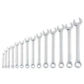 Fully Polished SAE Combination Wrench Set, 14-Piece H4249