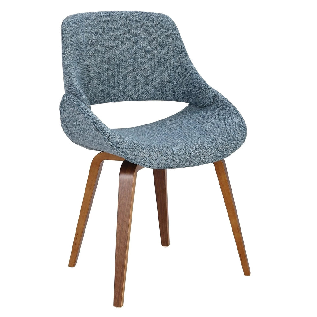 Grey Polyester Foam Chair Set of 2 P538