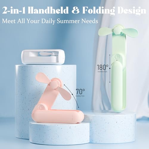 Pink Portable Handheld Fan Q55072