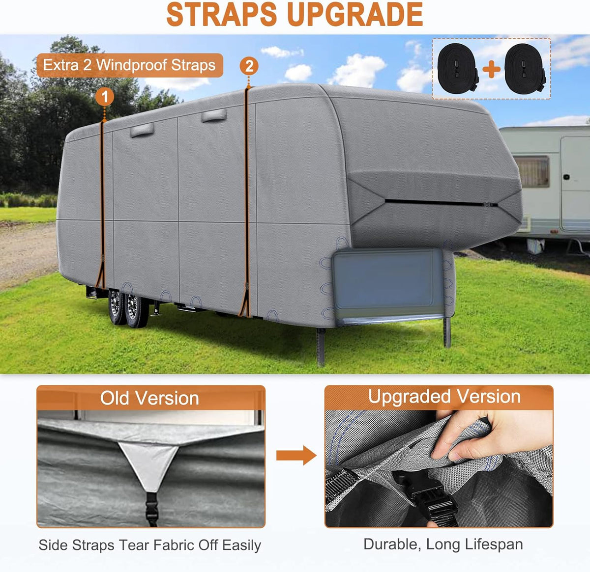 5 Layers Top 5th Wheel RV Cover Z43354