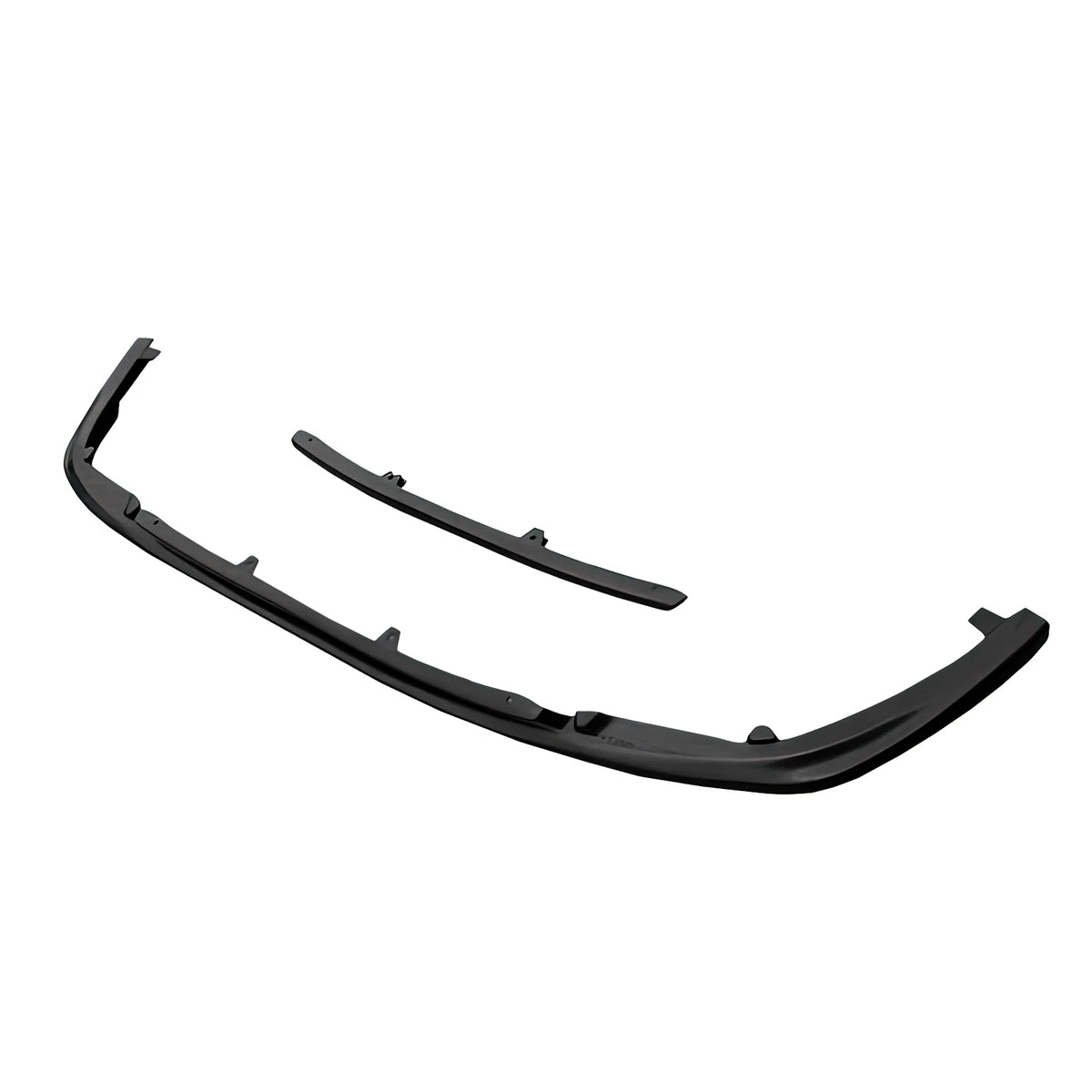 Front Bumper Lip Unpainted Black PU Polyurethane Air Dam Chin Spoiler Splitter E498174