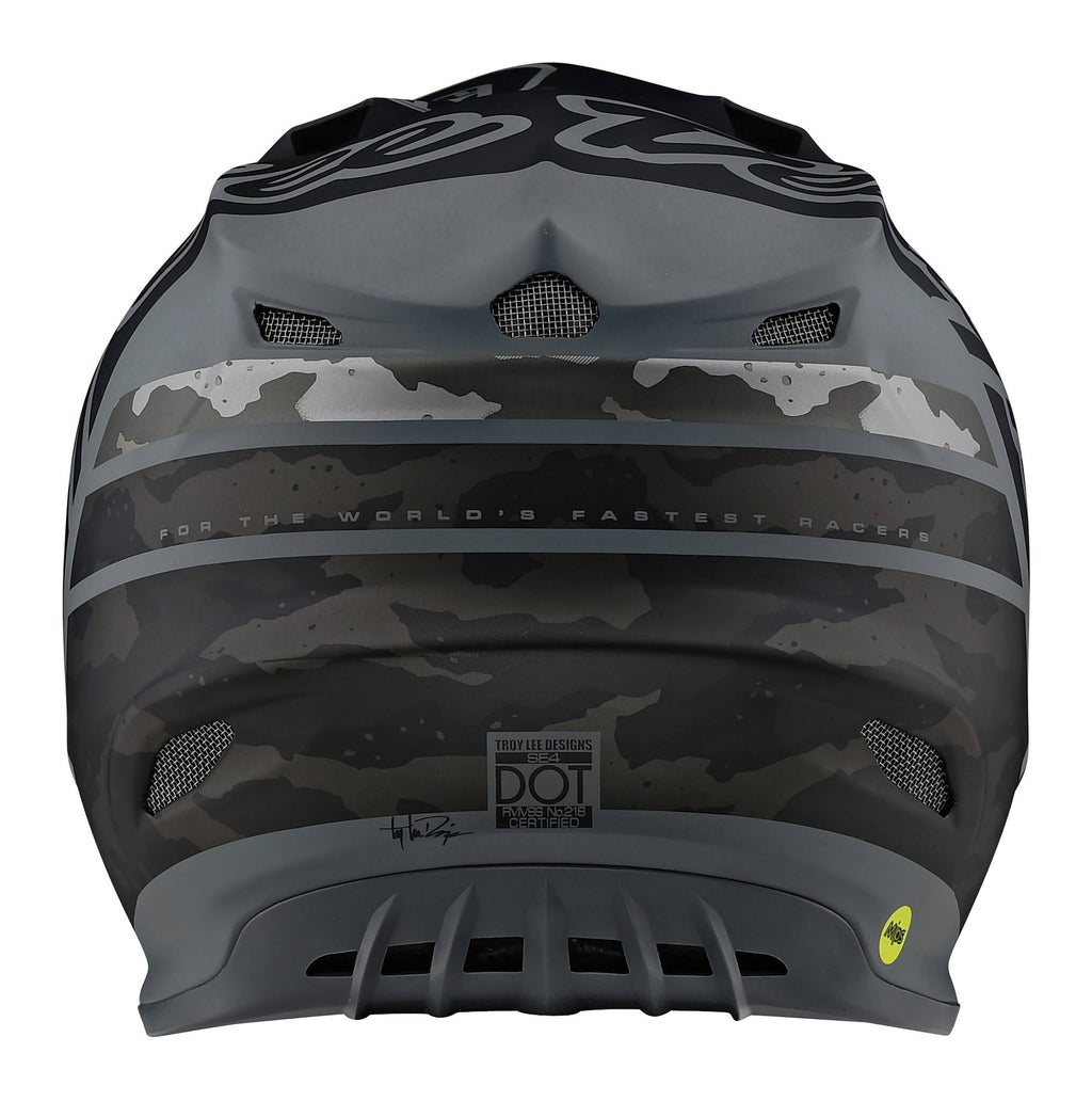 Black Camo Composite Helmet Y502