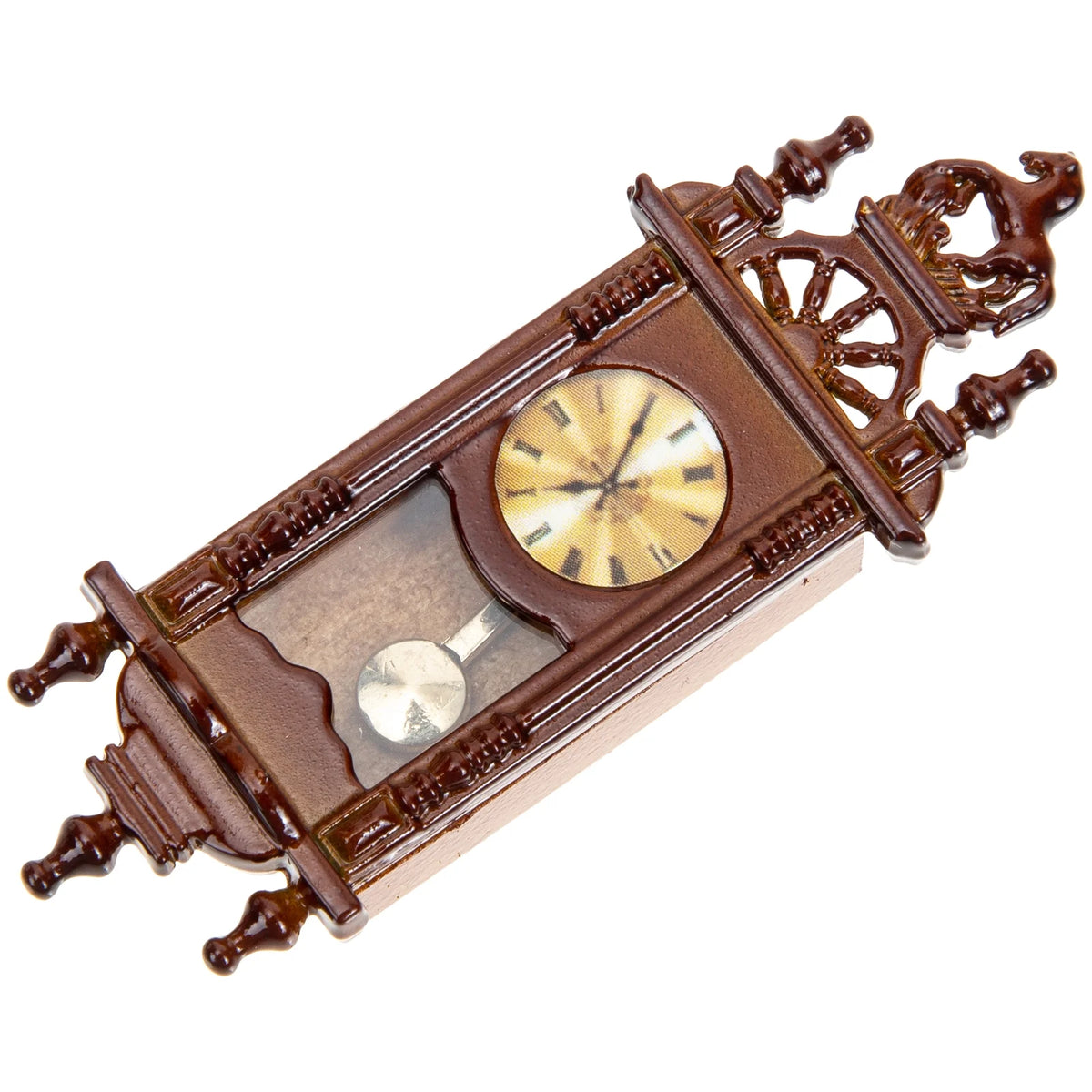Metal Dollhouse Hanging Clock Toy Doll Furniture M133