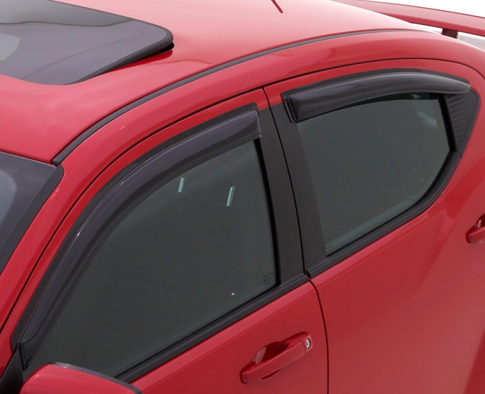 4-Piece Dark Smoke Side Window Deflector T626