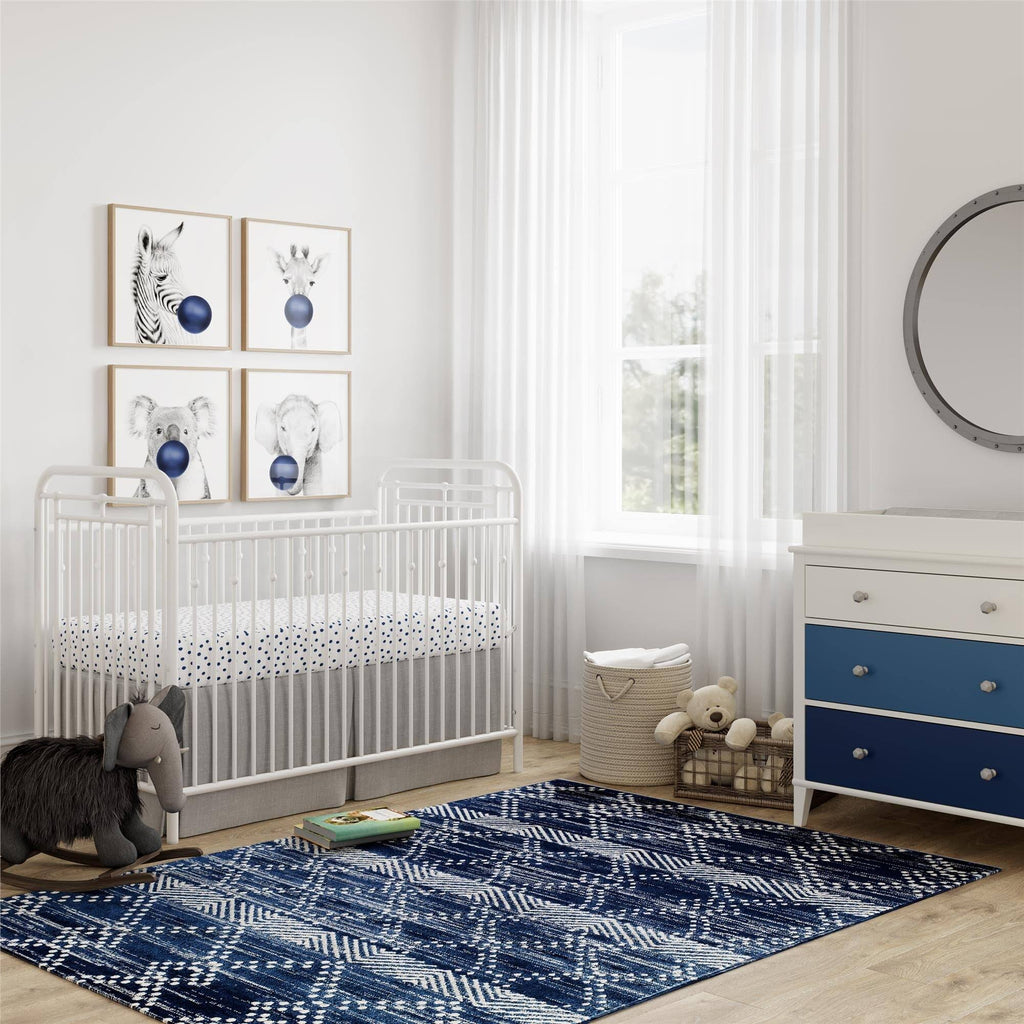 White Metal Crib K3626