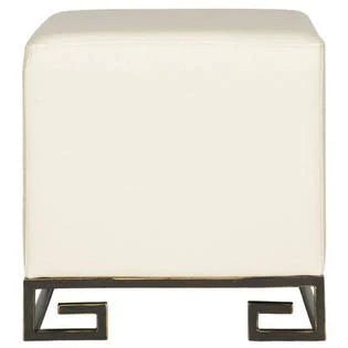 Cream Accent Ottoman X292587