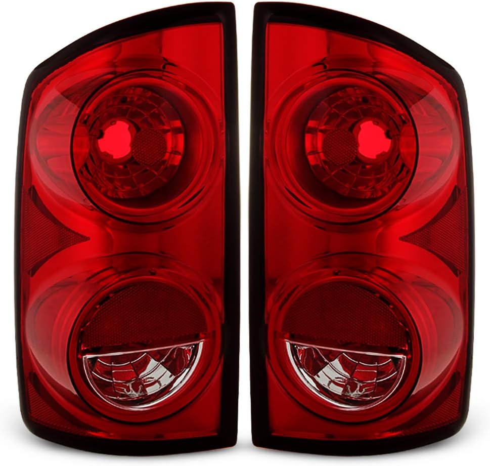 Red Smoke Tail Lights Lamps Left+Right C5328