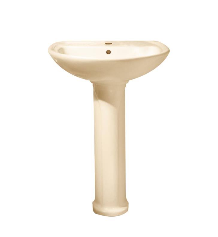 White Pedestal Sink O811