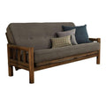 Rustic Walnut Finish Lodge Frame Mattress Y1722