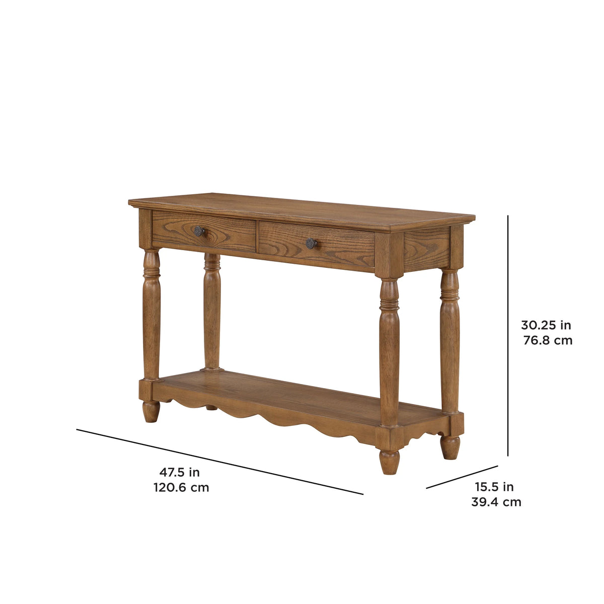 Solid Wood Frame Console Table L584