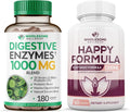 Digestive Enzymes 1000MG Prebiotics Probiotics Supplement E437