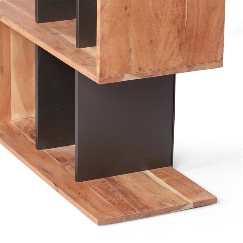 Natural Acacia Wood Bookcase Q650880