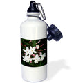 White Flower Jasmine Sports Water Bottle T236