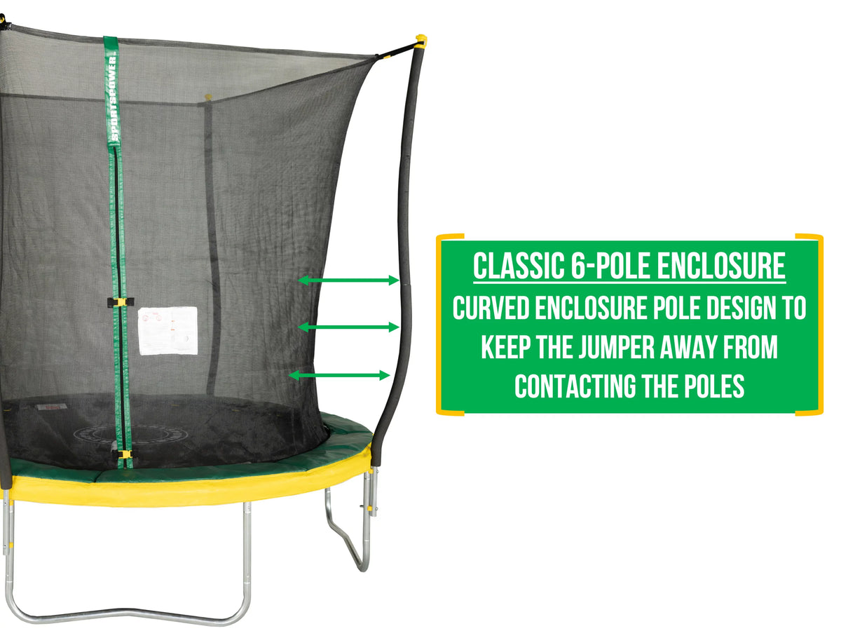 8' Trampoline with Safety Enclosure D805
