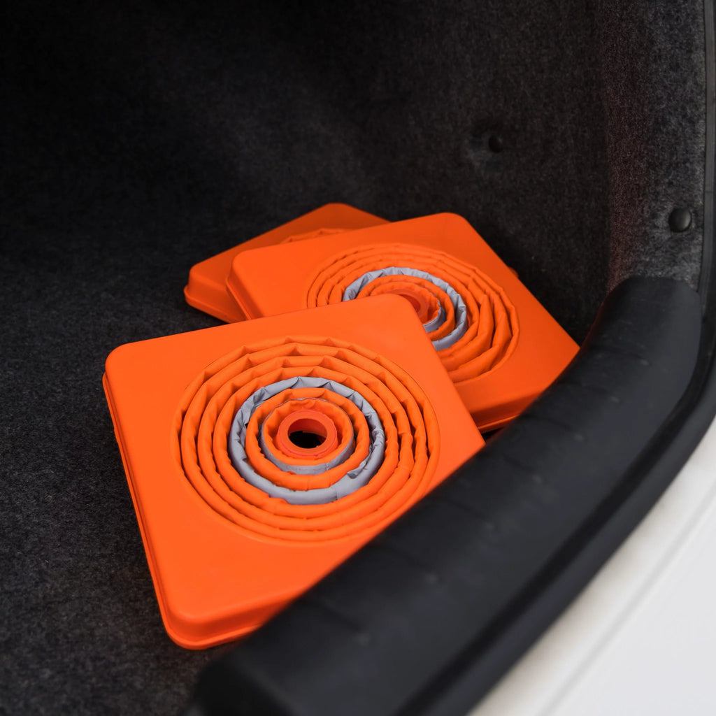 Collapsible Reflective Emergency Safety Cone 3 Pack Plastic A44251