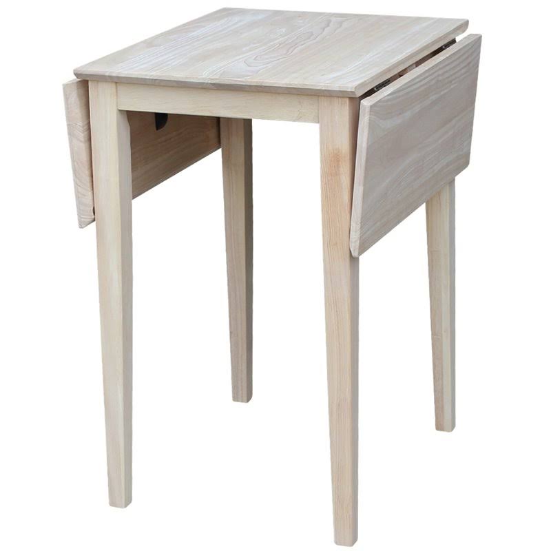 Unfinished Drop Leaf Folding Dining Table O725