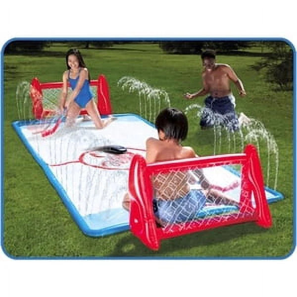 Water Knee Hockey Lawn Water Slide E2620