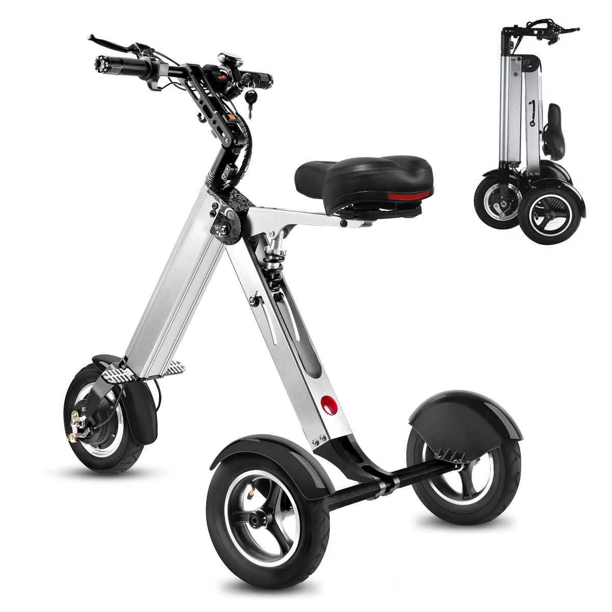 Foldable 3 Wheel Electric Scooter with LED Display B38665