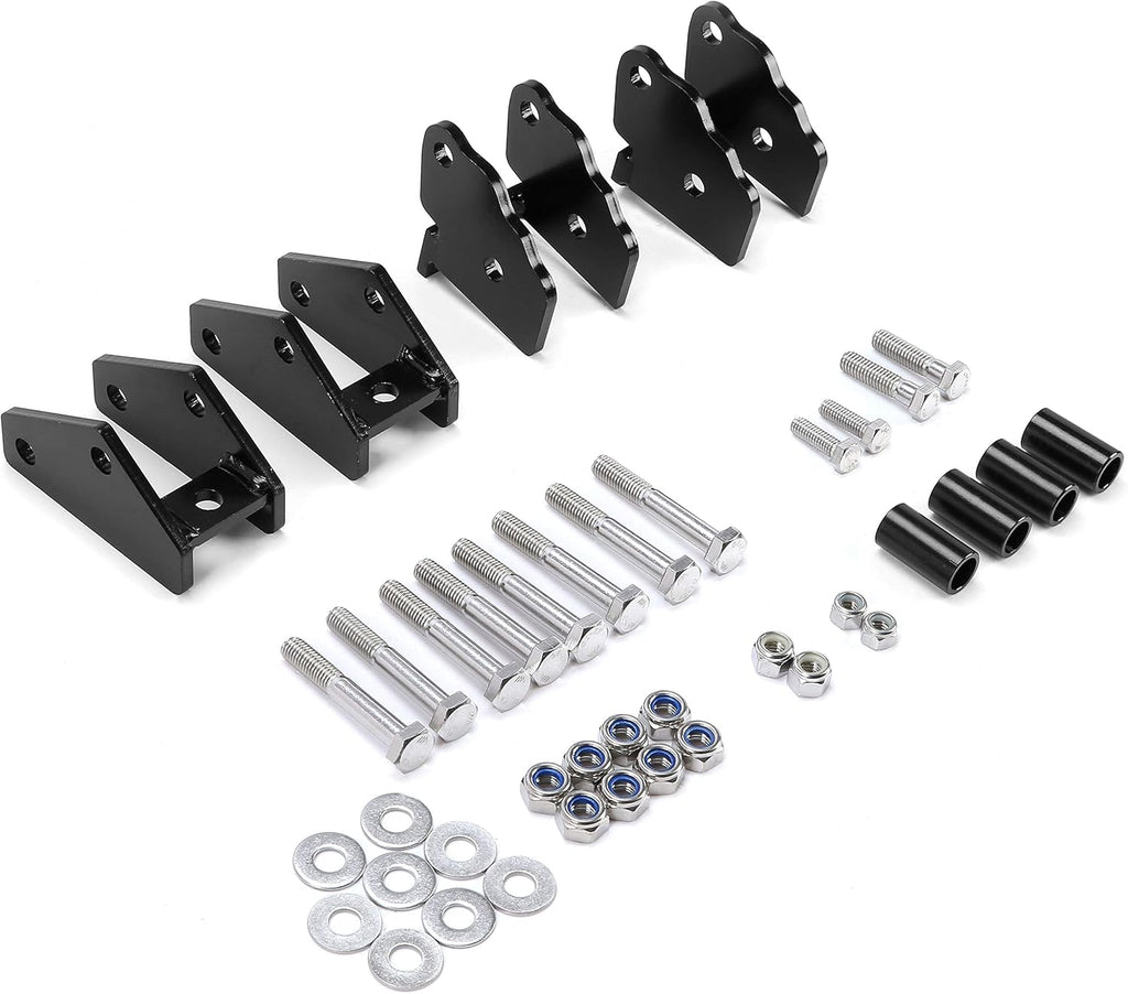 3" Front & Rear Lift Kit Steel Compatible with 2013-2021 Polaris Ranger XP 570 900 Crew XP 1000 Full Size Pack of 2 O57739