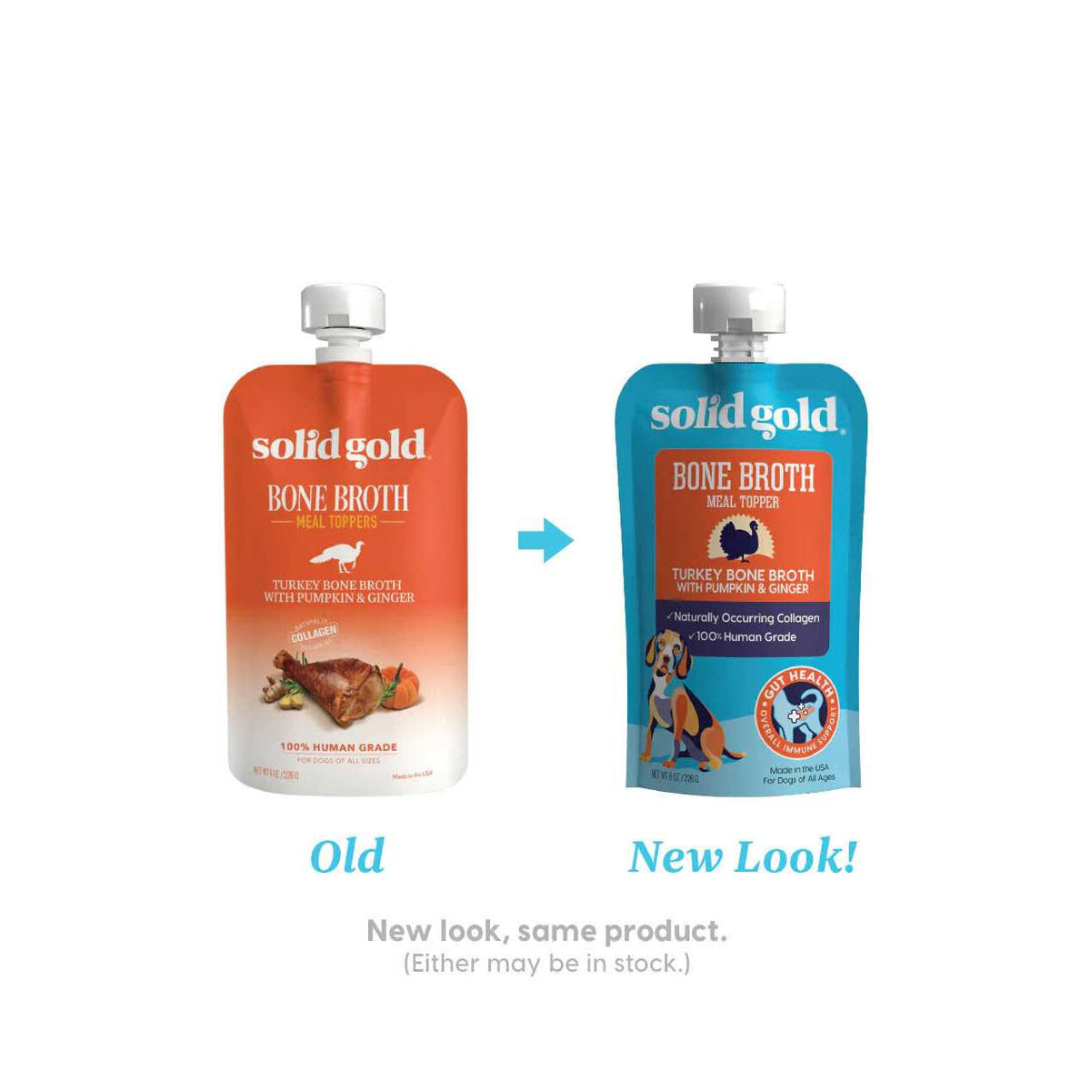 Solid Gold Turkey Bone Broth Dog Food Topper G344851
