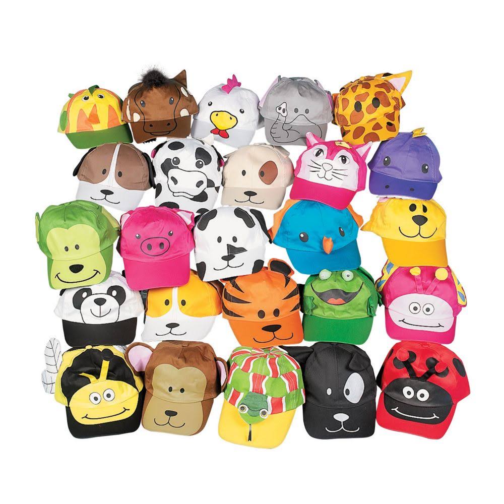 Mega Animal Baseball Cap 50 Pc I69189