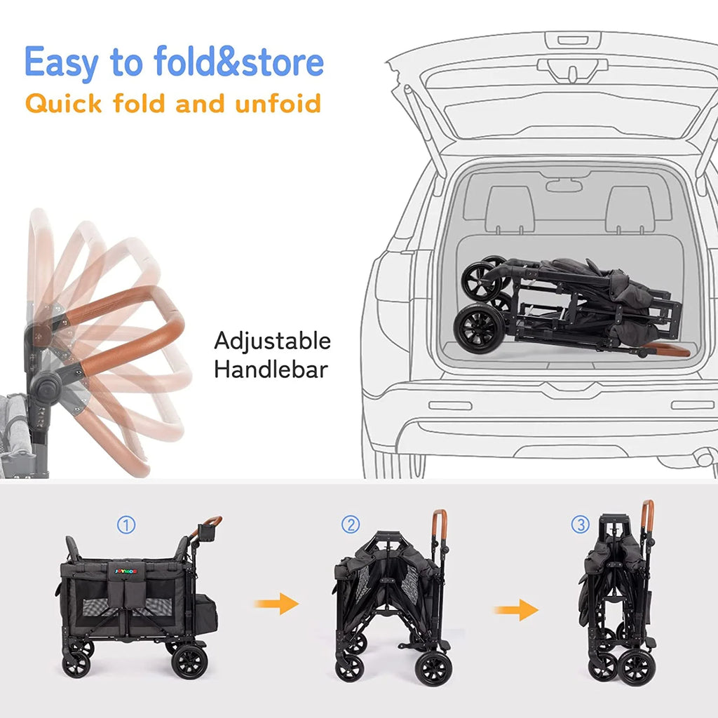 Double Stroller Wagon for 2 Kids T11456